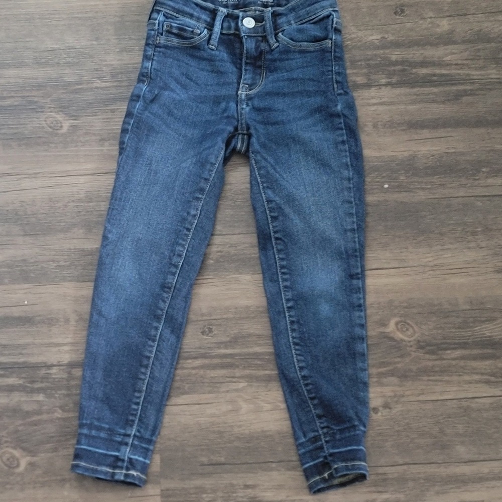 Old Navy High Rise Rockstar Jeggings 360 Stretch Skinny Dark Wash Blue Size 6‎